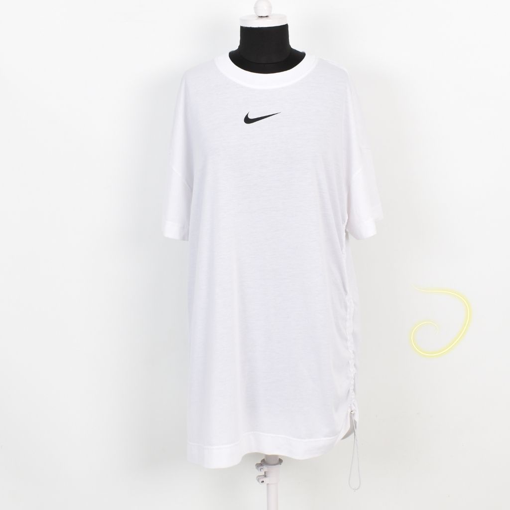 nike ruched t shirt dress